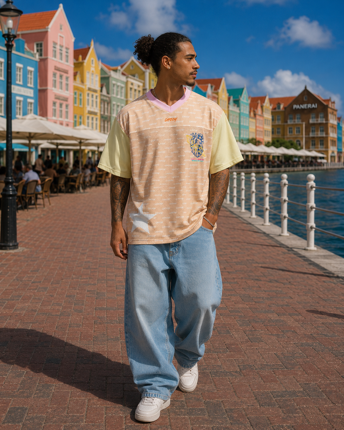 Now U See Us - Boxy football jersey