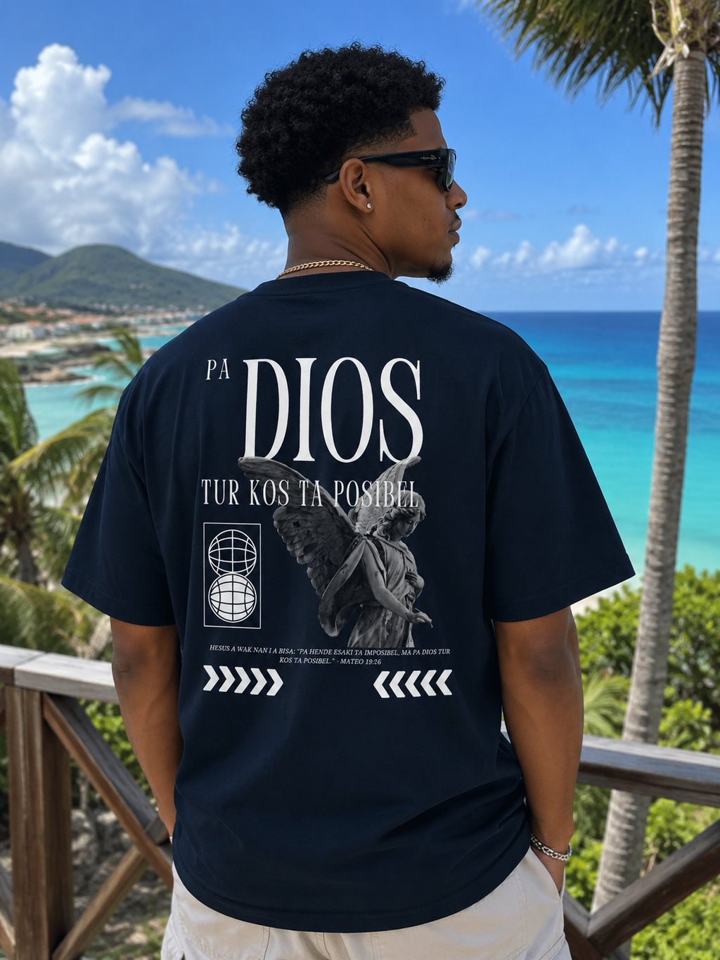 Pa Dios - Unisex Organic Oversized Tee