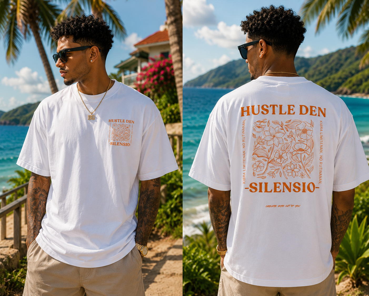 Hustle - Unisex Oversized Tee