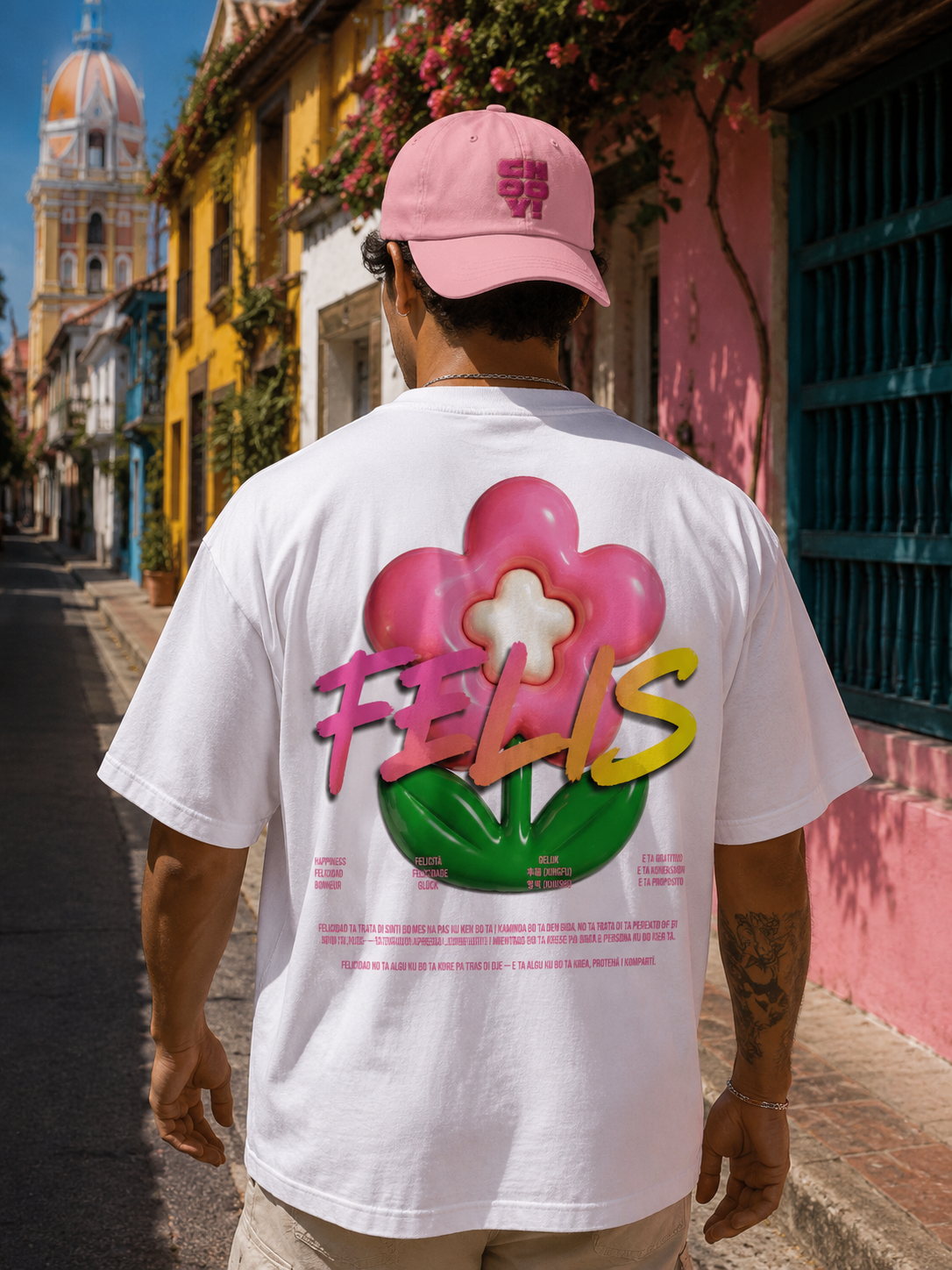 FELIS - Oversized High Neck Tee