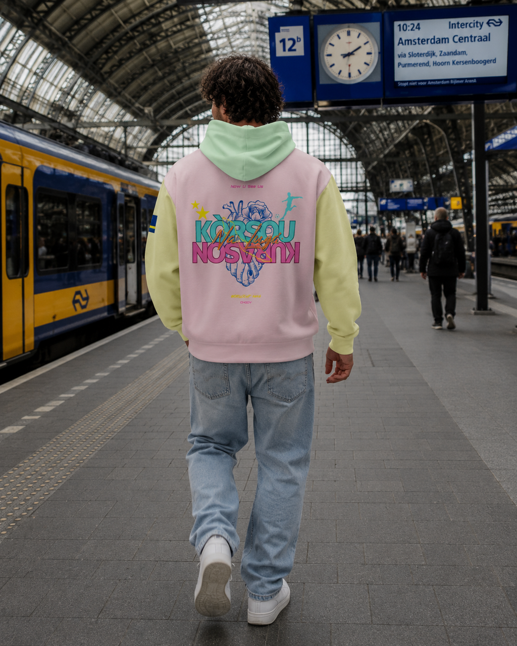 Kòrsou Kurason Na Lugá - Unisex cotton hoodie