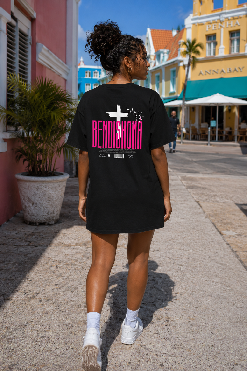Bendishoná - Cotton t-shirt dress