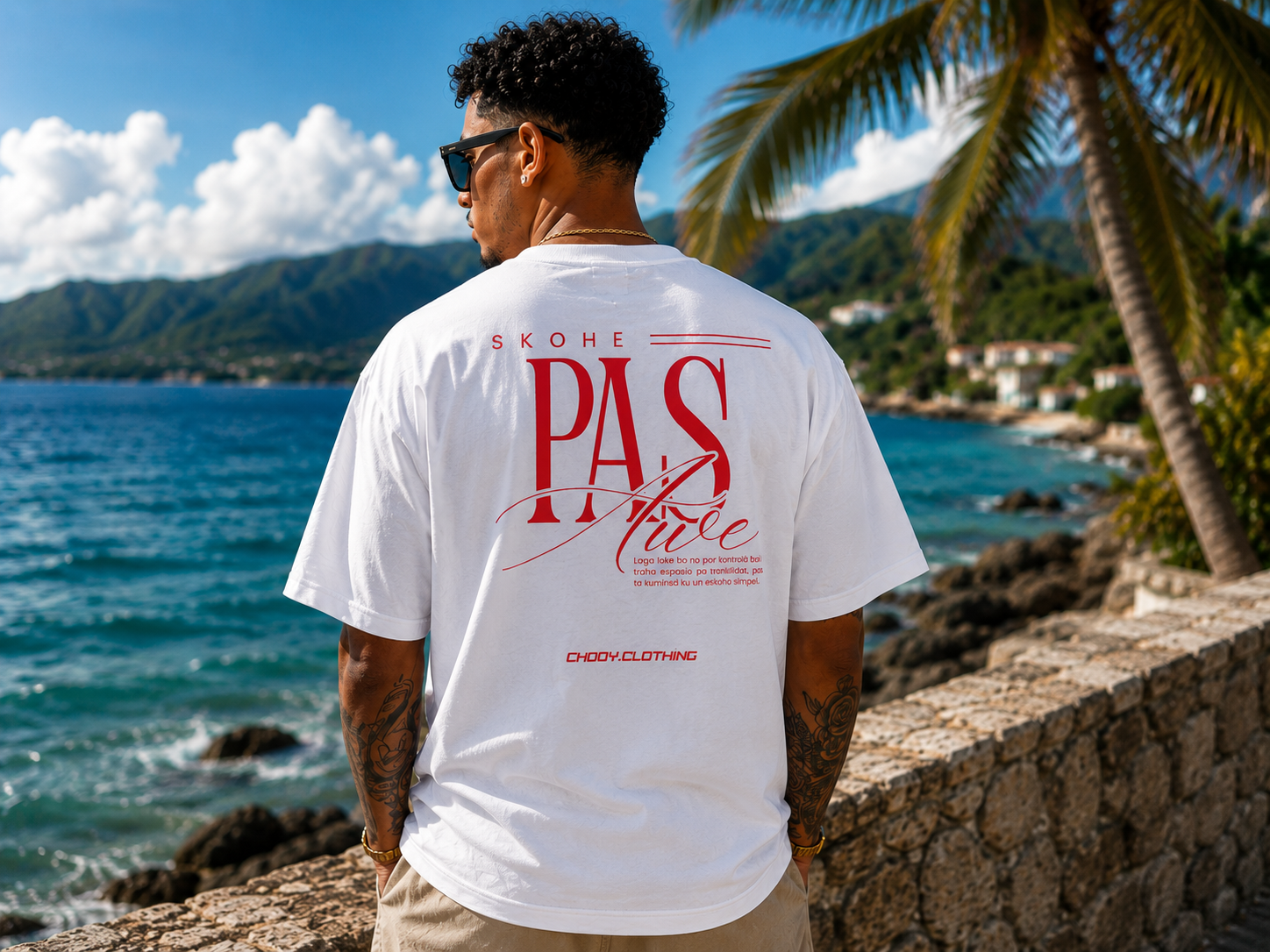 Skohe Pas - Unisex Organic Oversized Tee