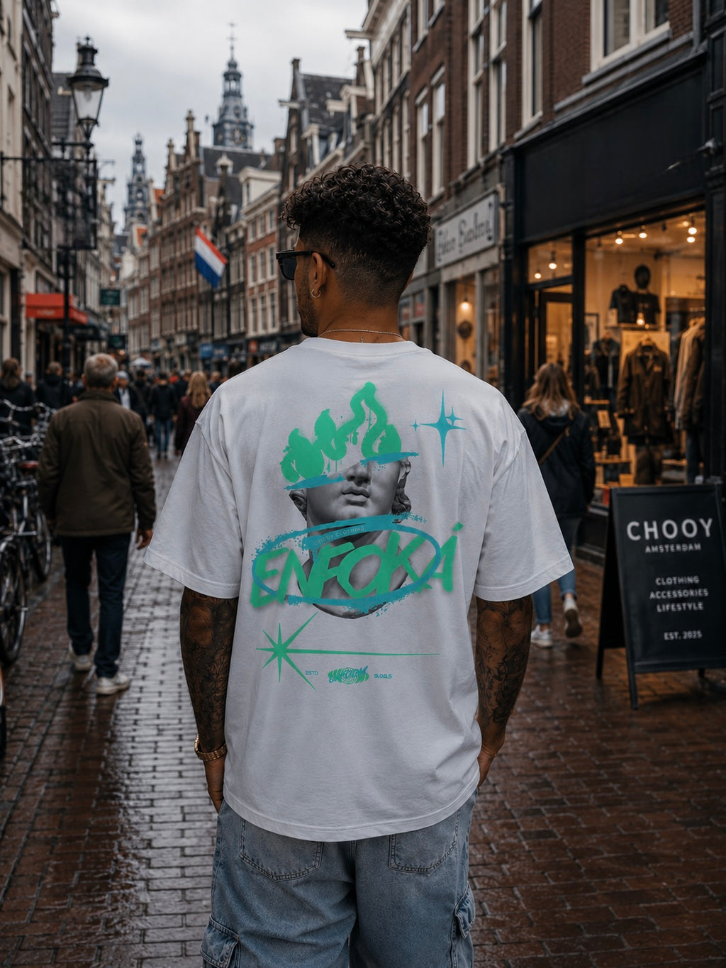Enfoká - Oversized High Neck Tee